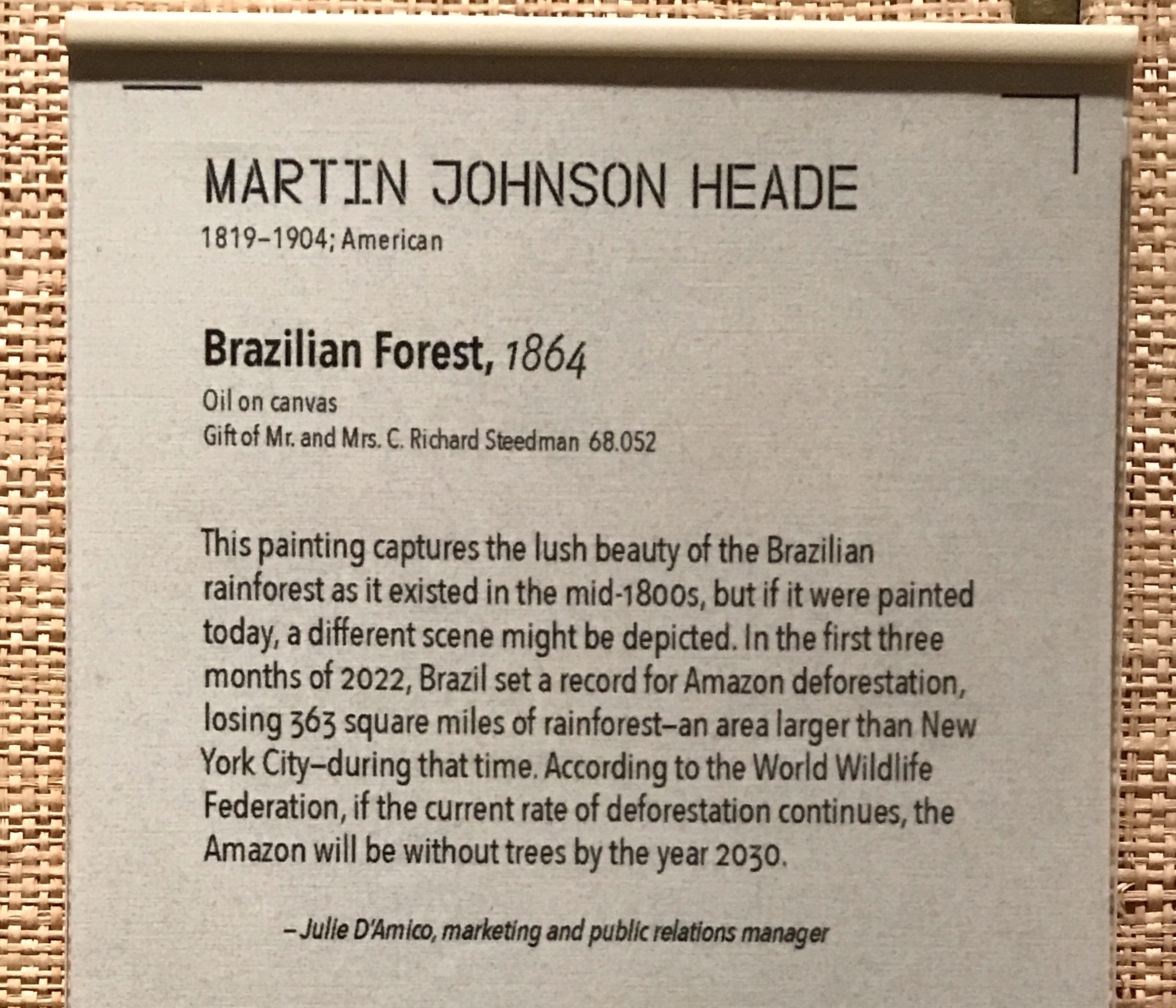 Beige label with black text.